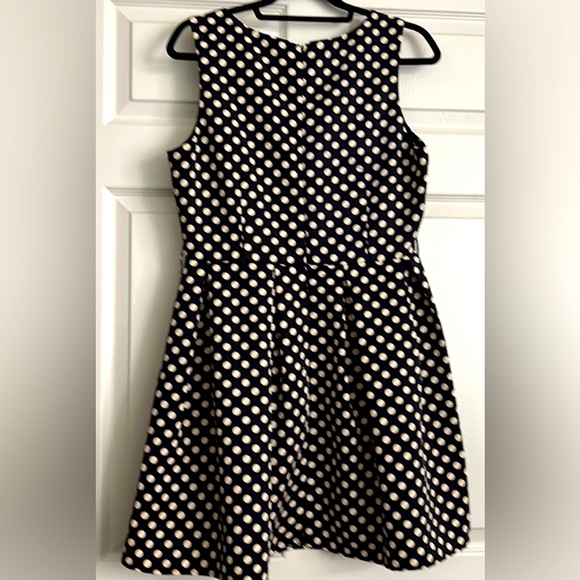 ModCloth x Pink Owl retro polka dot black white dress (B) - Picture 2 of 3